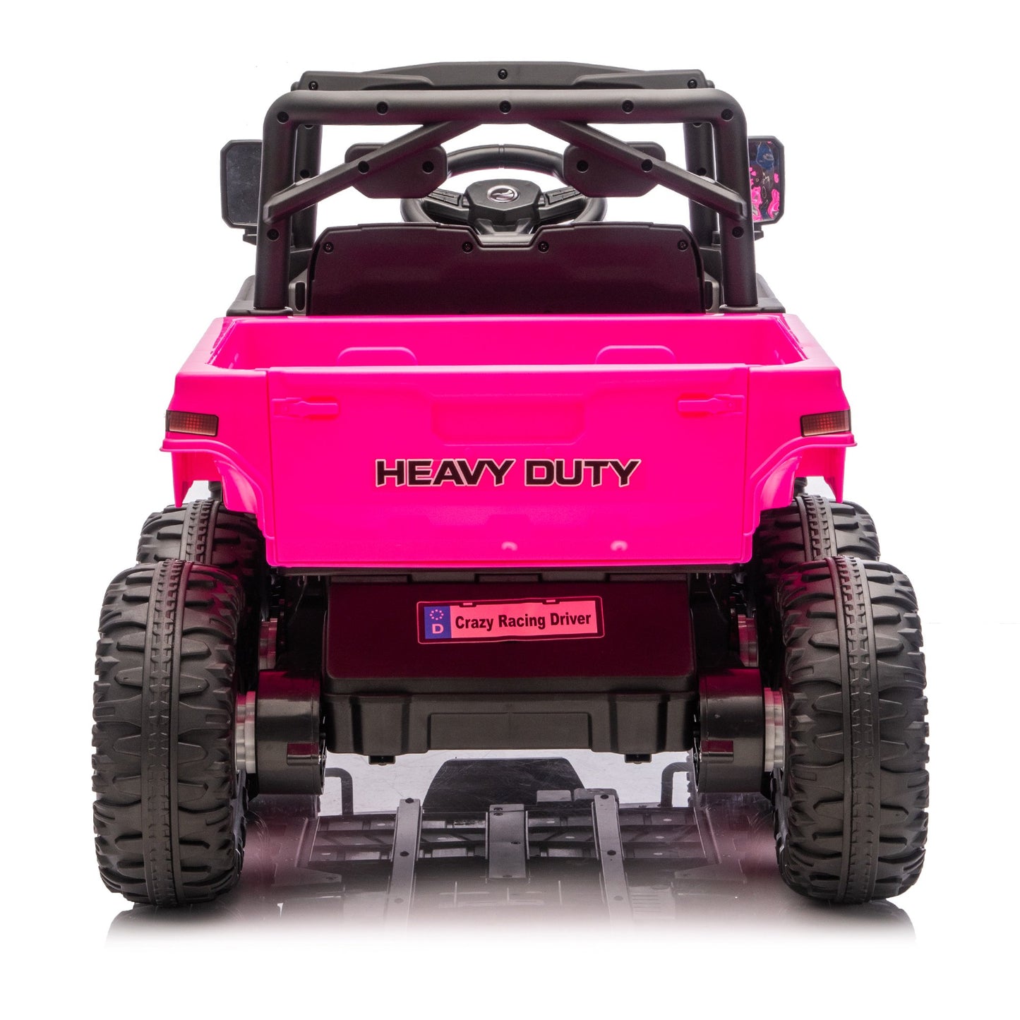 24V Kids Ride On Electric Dump Truck w/Remote Control, Single Seat Ride On Toy Car with Hydraulic Dump Bed, Bluetooth Music, LED, Shock Absorbers, Electric Truck Car for Boys & Girls Ages 3–5