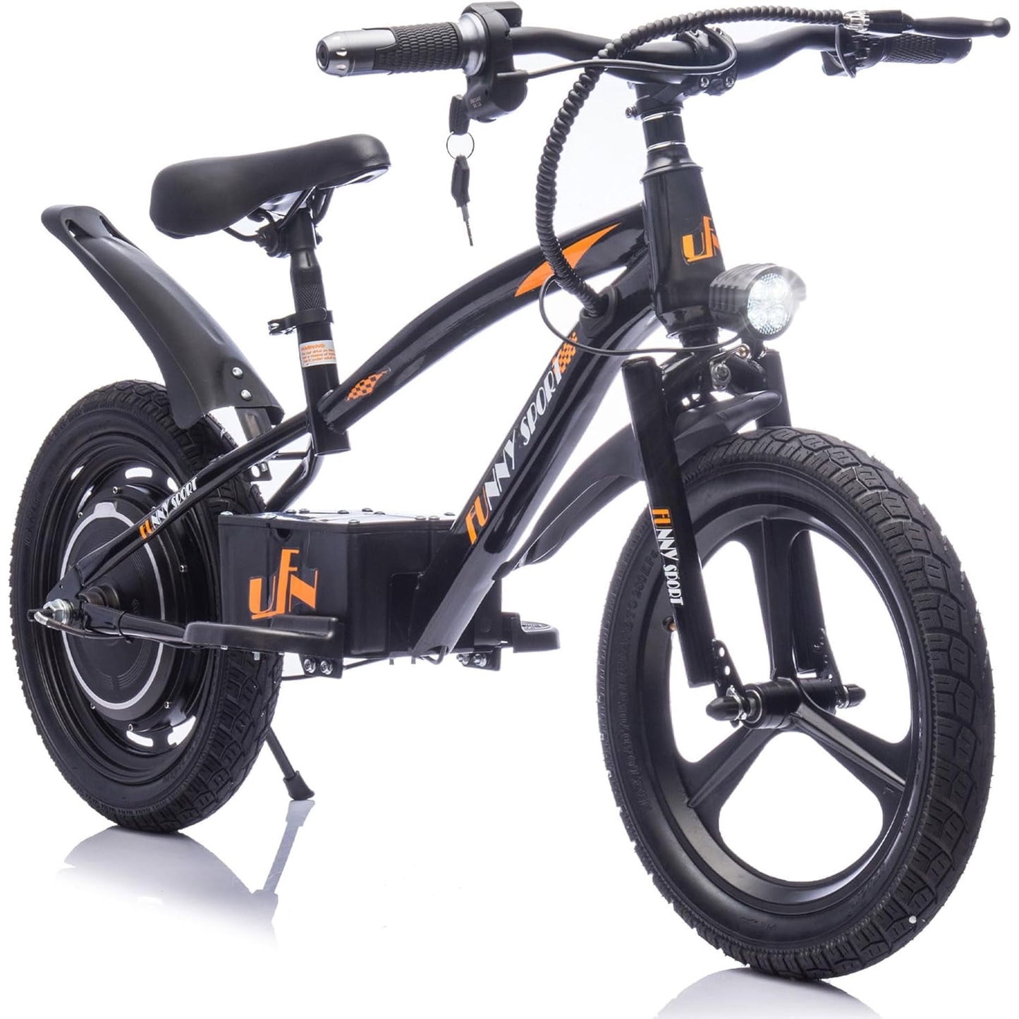 24V Kids Electric Dirt Bike, 300W Super Power Motor, 12.43 MPH Max Speed, 16" Pneumatic Tires, Adjustable Seat, Power Display, Powered Ride On Motorcycle for Boys Girls Ages 5-12 Years Old
