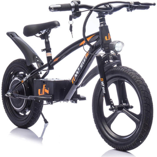 24V Kids Electric Dirt Bike, 300W Super Power Motor, 12.43 MPH Max Speed, 16" Pneumatic Tires, Adjustable Seat, Power Display, Powered Ride On Motorcycle for Boys Girls Ages 5-12 Years Old