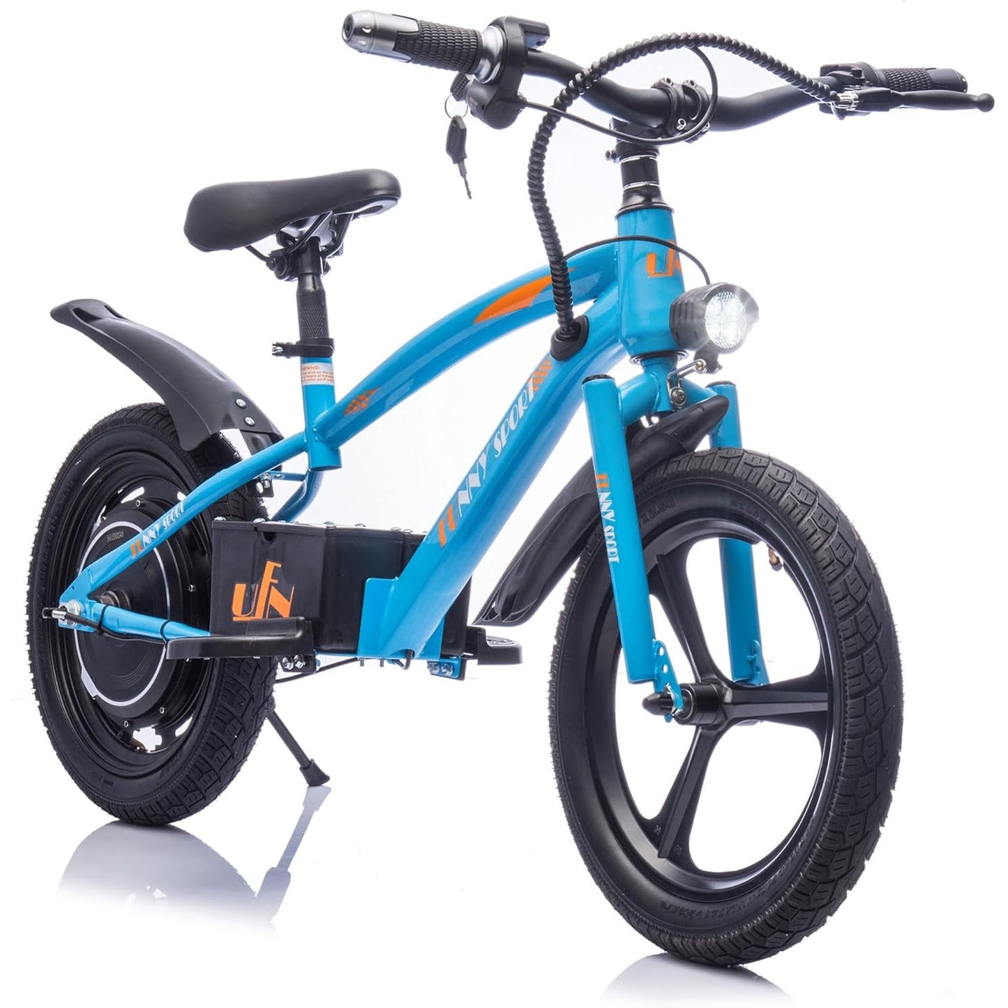 24V Kids Electric Dirt Bike, 300W Super Power Motor, 12.43 MPH Max Speed, 16" Pneumatic Tires, Adjustable Seat, Power Display, Powered Ride On Motorcycle for Boys Girls Ages 5-12 Years Old