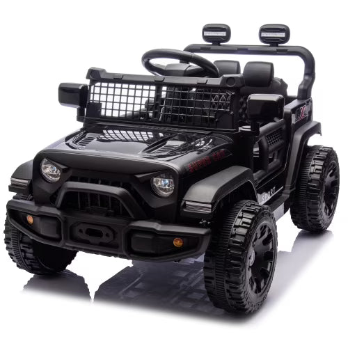 24V Kids Ride On Electric Car with Remote Control, 2WD, 20” Seat Width, USB/Bluetooth Music Player, Pull Rod, Rear Suspension, LED Lights, Trunk Storage, for Kids Ages 3-8, High/Low Speed