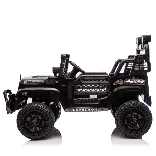 24V 2 Seater Kids Ride On Electric Car with Remote Control, Bluetooth Music, USB/MP3, LED Headlights, Adjustable Speed, 4 Wheel Suspension Ride on Toy for Boy Girls